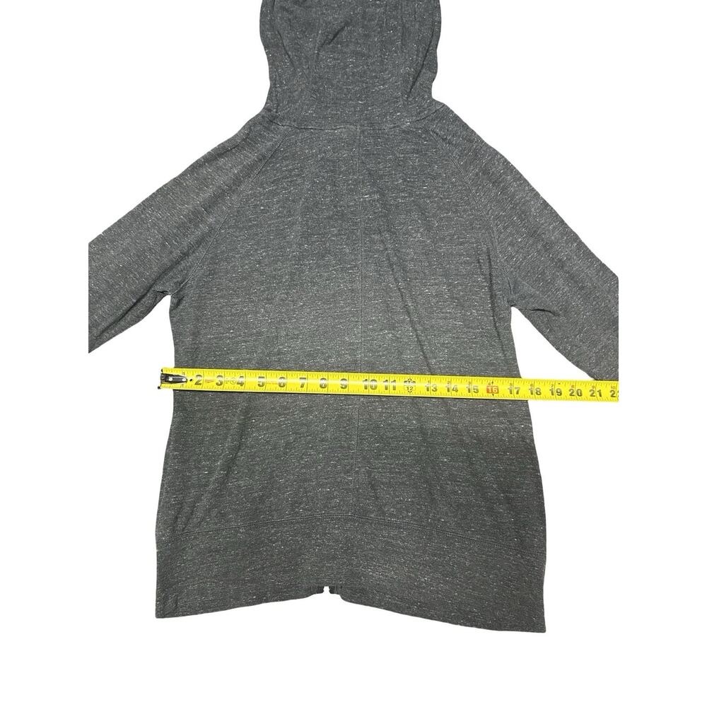 Nike Women’s Large Full Zip Hoodie Gray Just Do It Sweatshirt - Picture 4 of 6